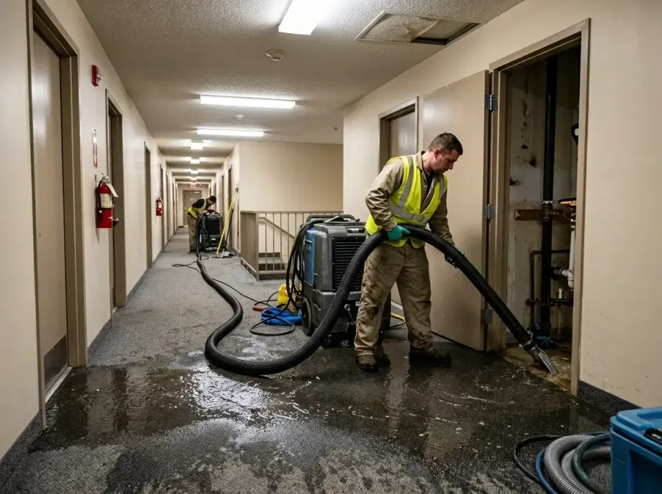 multi-unit-apartment-hallway-f-005 — frequently asked questions, Emergency Burst Pipe Water Extraction & Removal in Desloge,…